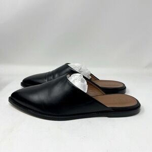 ATP Atelier All Tomorrow's Parties Black Leather Anzi Mules 38